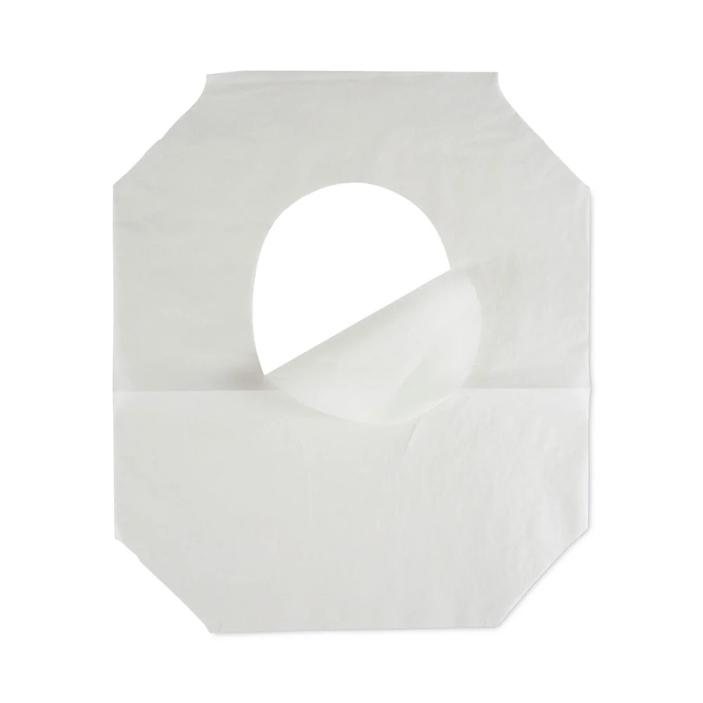 Boardwalk 14.17 in. x 16.73 in. Premium Half-Fold Toilet Seat Covers - White (250/Sleeve, 4 Sleeves/Carton)