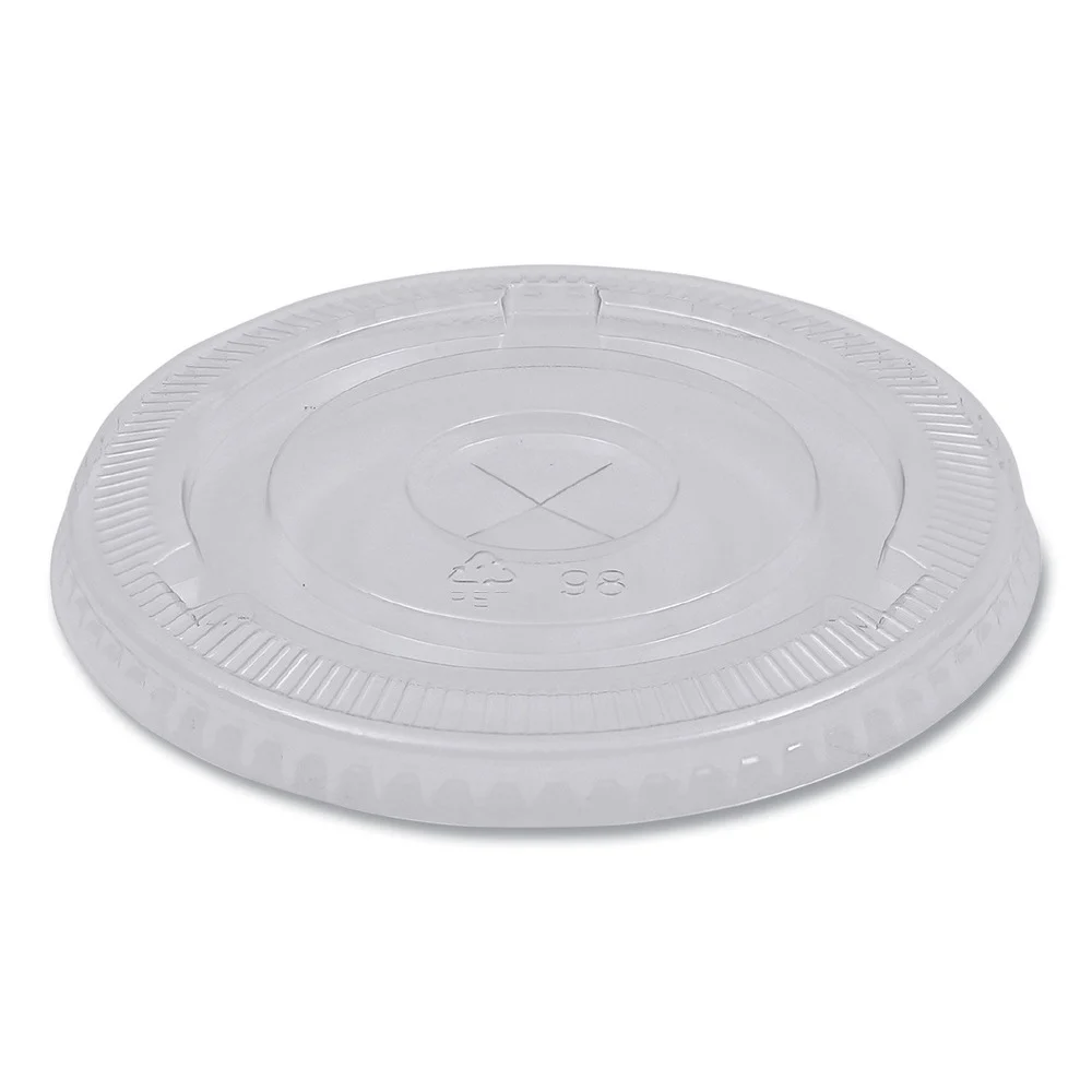 Boardwalk 1000-Piece/Carton PET Cold Cup Lids for 16 oz. to 24 oz. Cups - Clear
