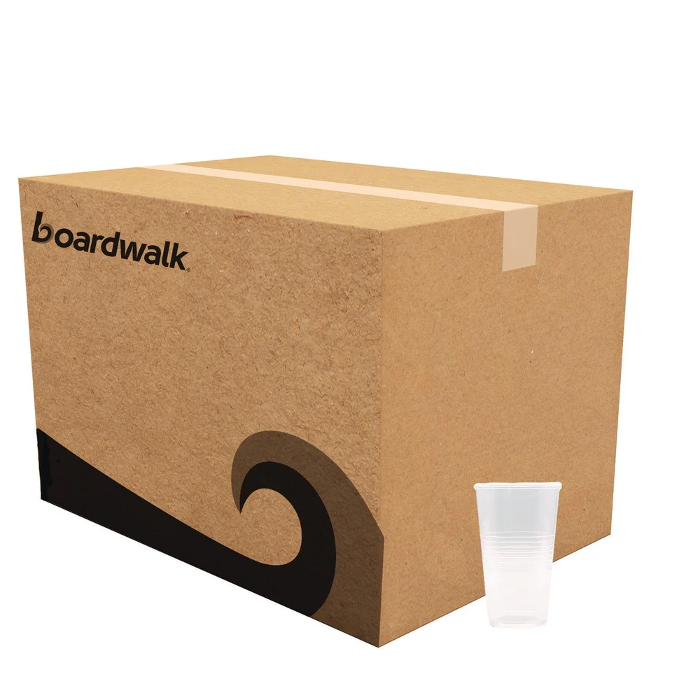 Boardwalk BWKTRANSCUP20CT 20 oz. Translucent Plastic Cold Cups - Clear (1000/Carton)