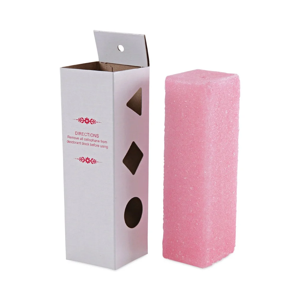 Boardwalk 24 oz. Deodorizing Para Wall Blocks - Pink, Cherry (6/Box)