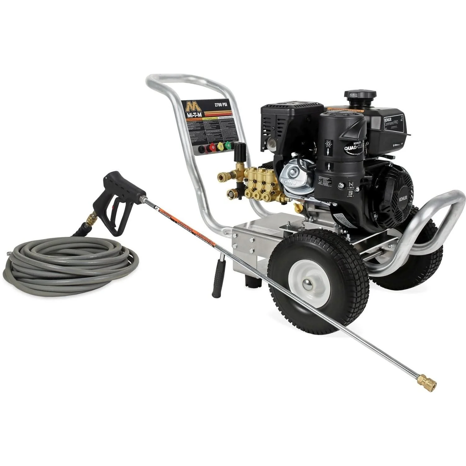 Mi-T-M CA-2703-1MMK CA Aluminum Series 2700 PSI Gasoline Direct Drive Cold Water Pressure Washer