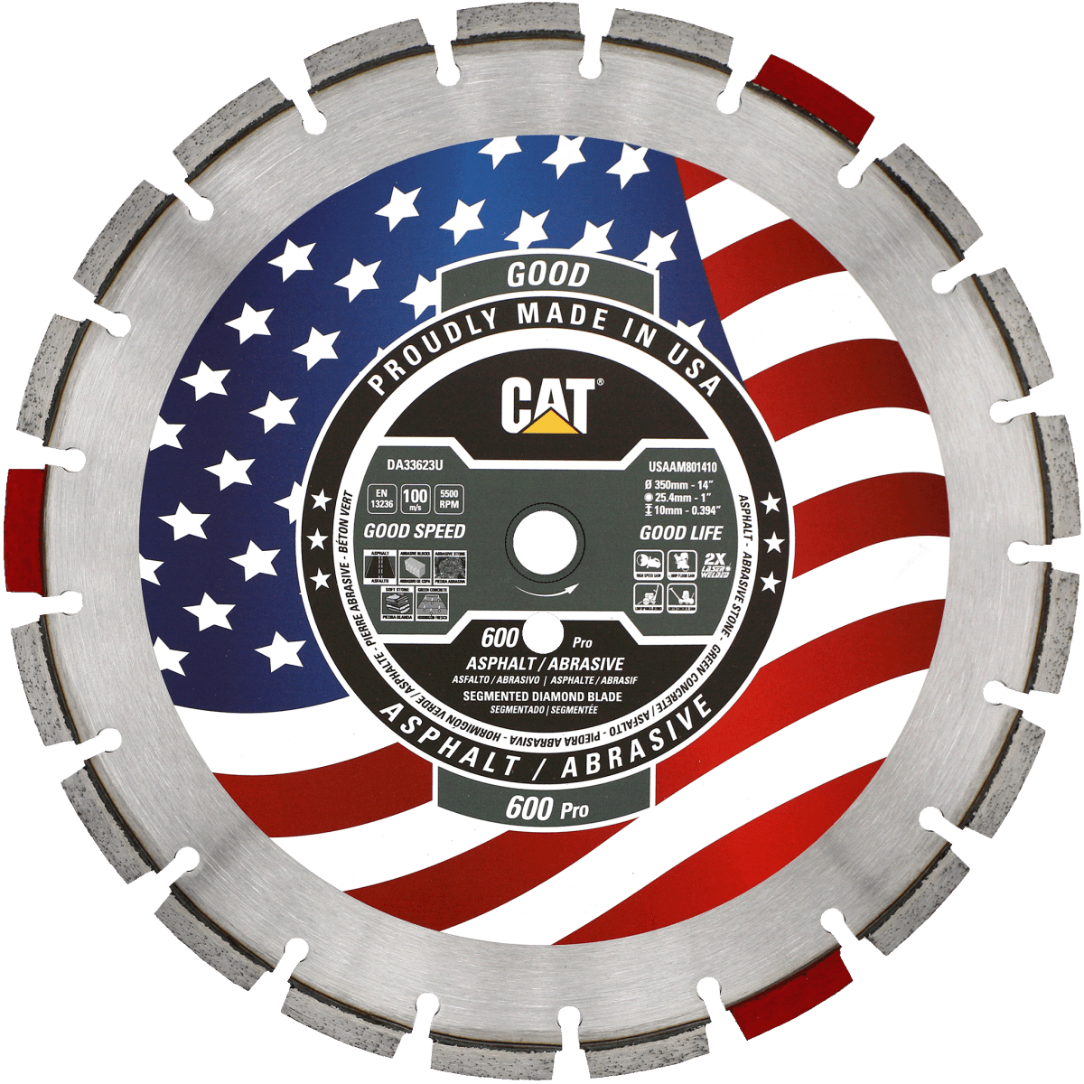 Cat Diamond Blade - Pro 600 for Abrasive Materials