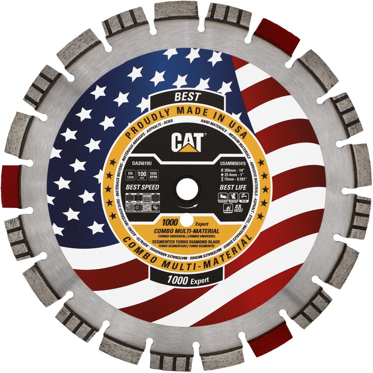 Caterpillar Diamond Blade - 1000 Expert for Multi Materials