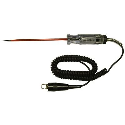 Heavy Duty Circuit Tester With 6-1/2" Long Probe and Retractable Wire 27250