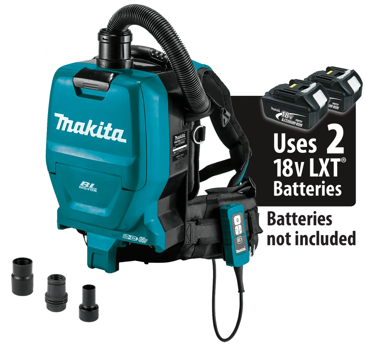 18V X2 LXT? Lithium-Ion (36V) Brushless Cordless 1/2 Gallon HEPA Filter Backpack Dry Vacuum, Tool Only, XCV05ZX