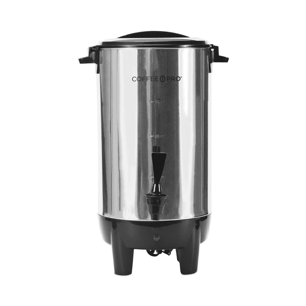 Coffee Pro 30-Cup Stainless Steel Percolating Urn