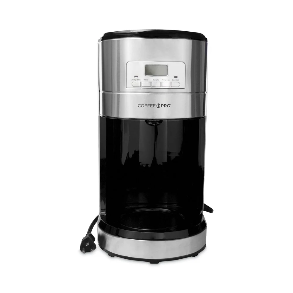 Coffee Pro Stainless Steel Home/Office Euro Style Coffee Maker