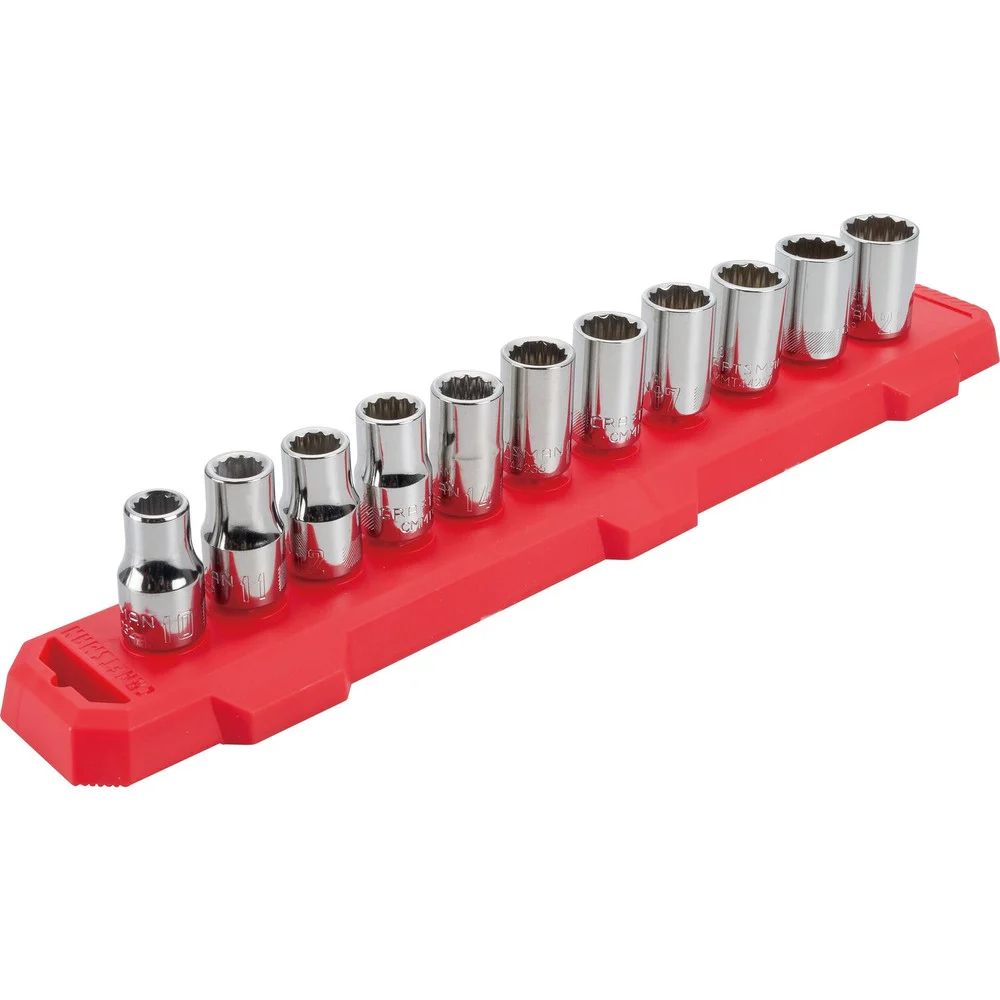 Craftsman 11-Piece 1/2 in. Drive 12-Point Metric Socket Set