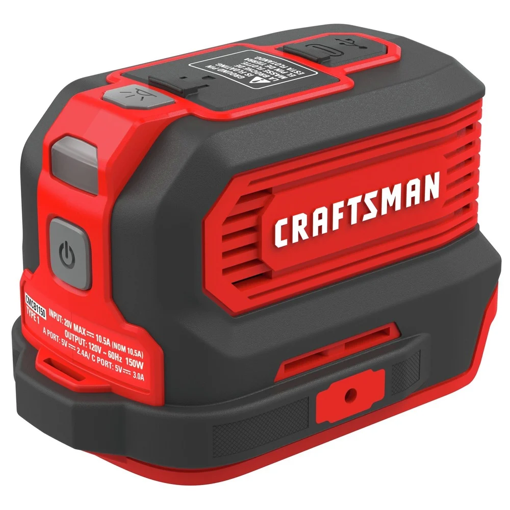 Factory Reconditioned Craftsman V20 150W Power Inverter (Tool Only)