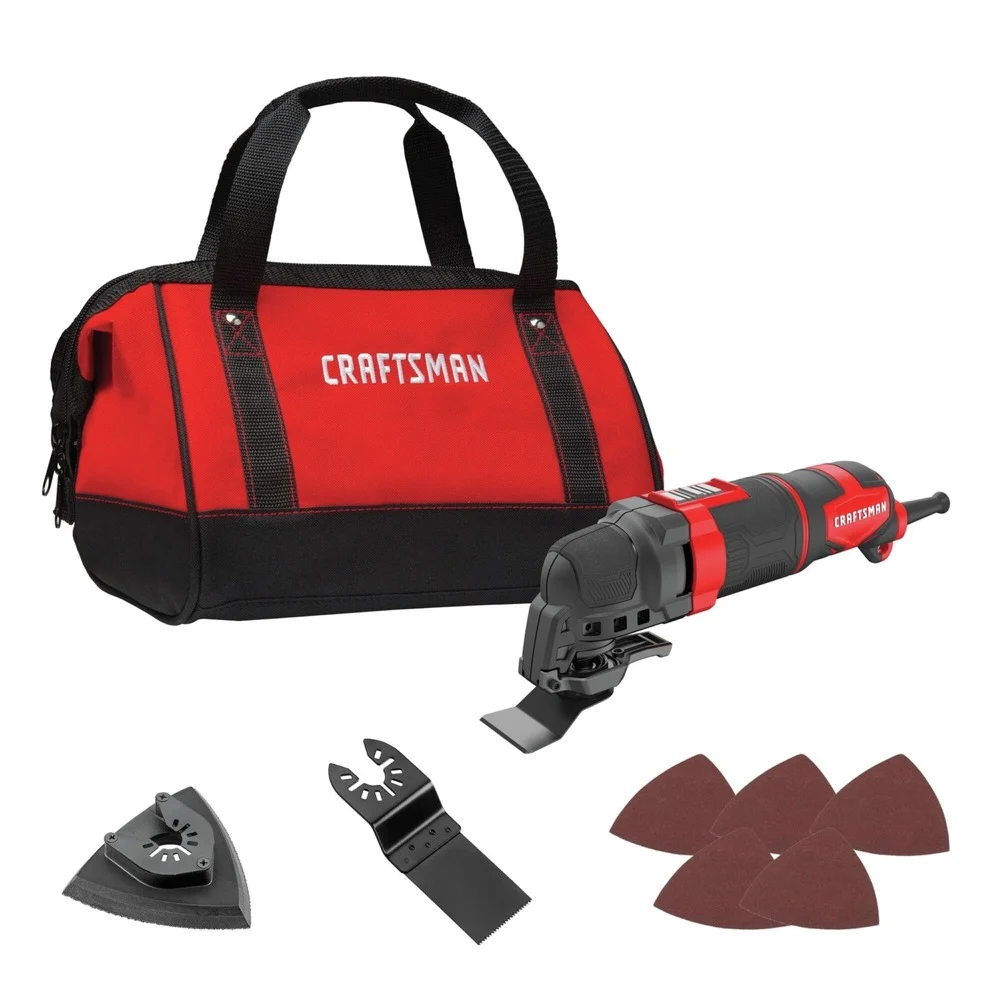 Factory Reconditioned Craftsman 3 Amp Corded Electric Oscillating Tool Kit