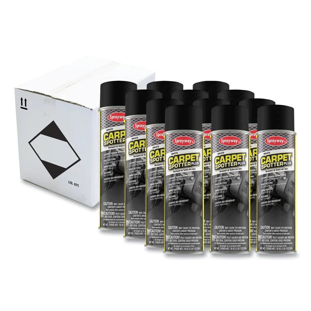 Sprayway 18 oz. Aerosol Spray Carpet Spotter Plus - Butyl Scent (12/Carton)