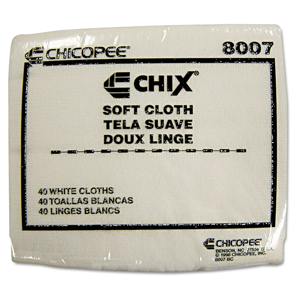 Chix 13 in. x 15 in. Soft Cloths - White (1200/Carton)