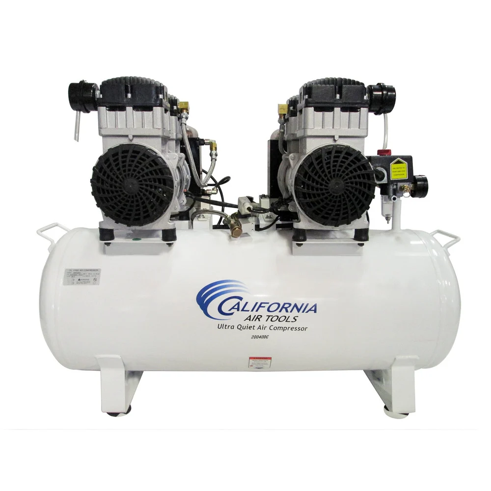 California Air Tools 20040DCAD 4 HP 20 Gallon Ultra Quiet and Oil-Free Hot Dog Air Compressor with Air Dryer