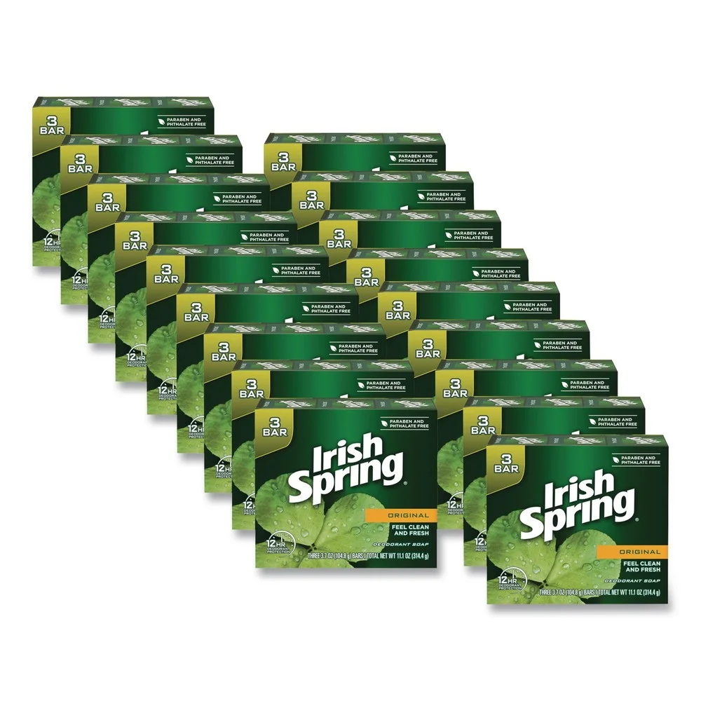 Irish Spring 3.75 oz. Bar Soap - Clean Fresh Scent (54/Carton)