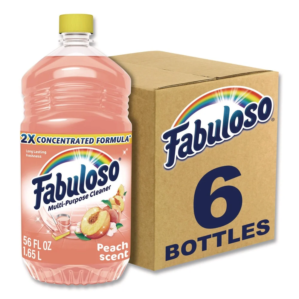 Fabuloso 56 oz. Bottle Multi-Use Cleaner - Peach Scent (6/Carton)