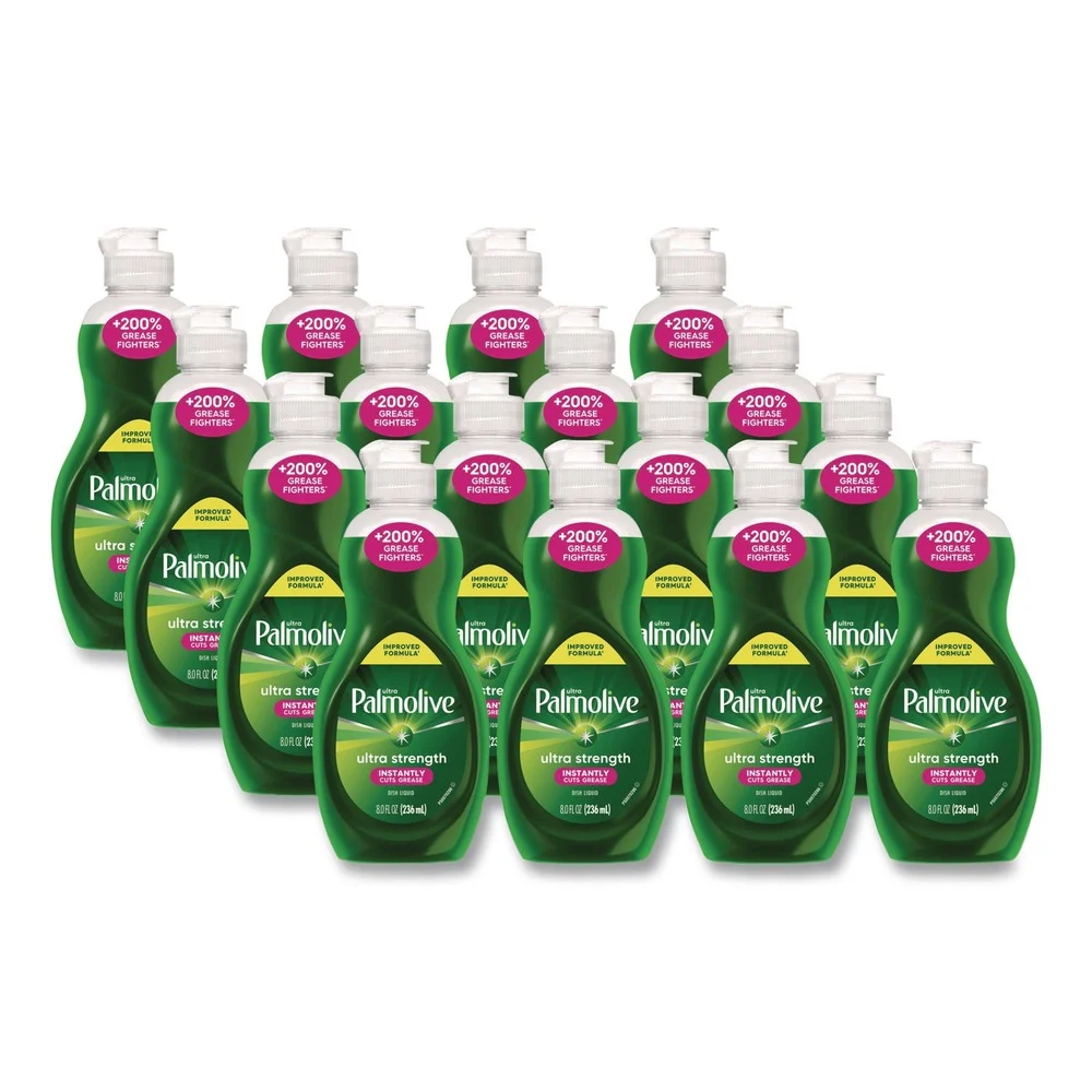 Ultra Palmolive 8 oz. Bottle Dishwashing Liquid - Fresh Scent (16/Carton)