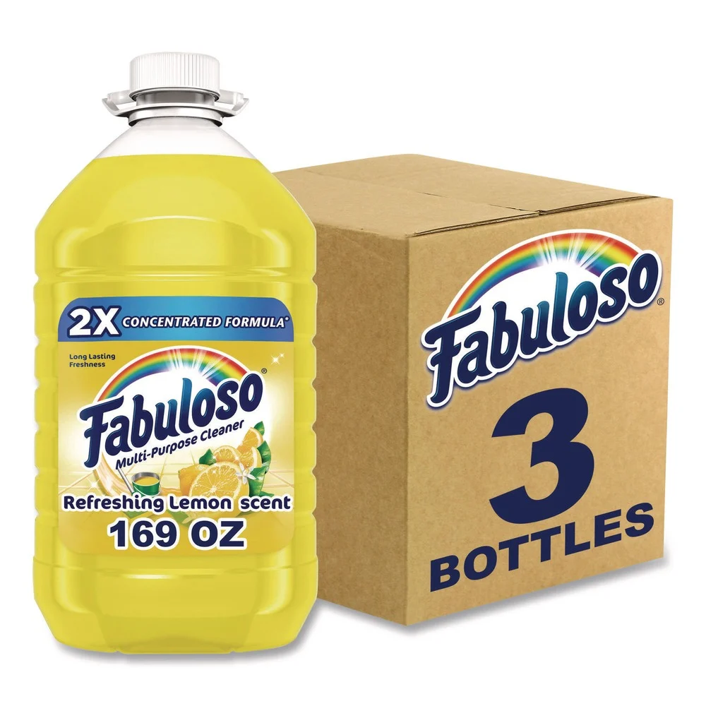 Fabuloso 61037885 169 oz. Bottle Multi-use Cleaner - Lemon Scent (3/Carton)