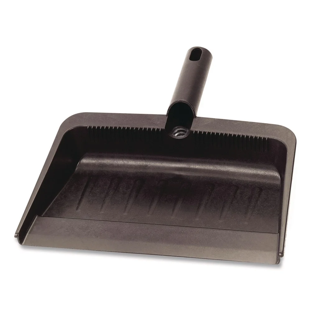 Carlisle 8 x 12 Flo-Pac Flexible Plastic Dustpan - Black