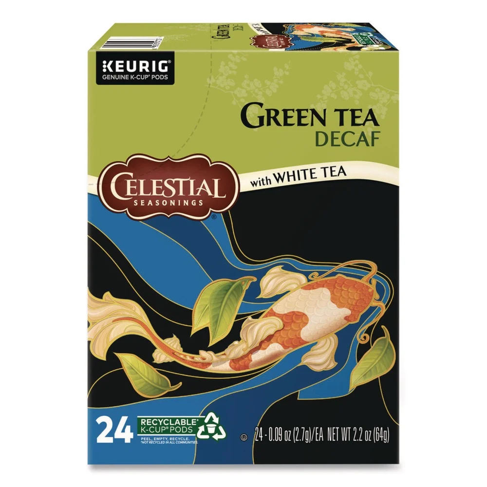 Celestial Seasonings Decaffeinated Green Tea K-Cups (24/Box)