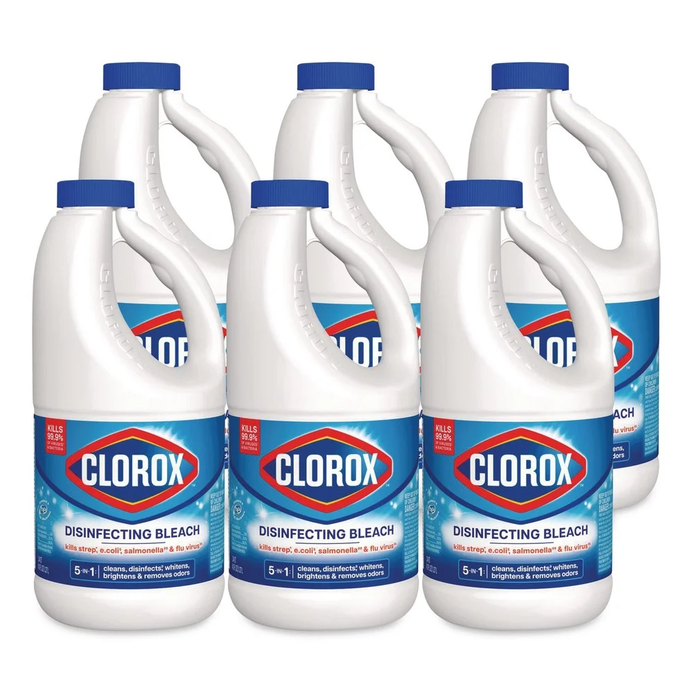 Clorox 43 oz. Bottle Concentrated Regular Disinfecting Bleach (6/Carton)