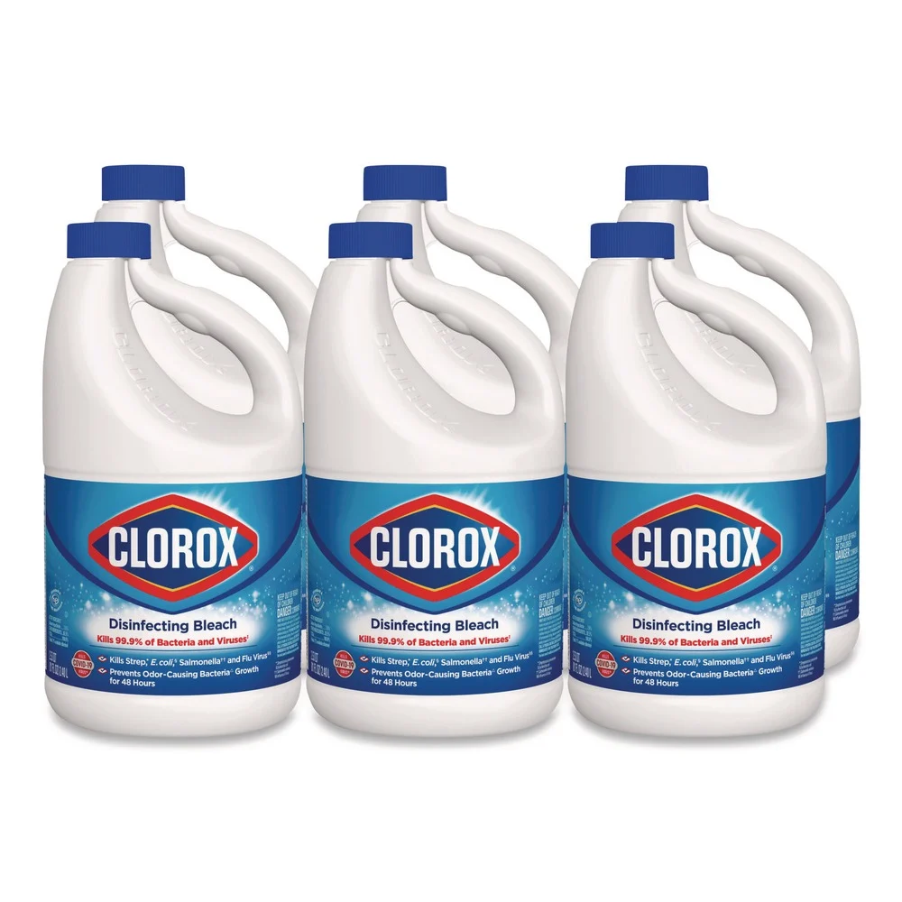 Clorox 81 oz. Bottle Concentrated Regular Disinfecting Bleach (6/Carton)