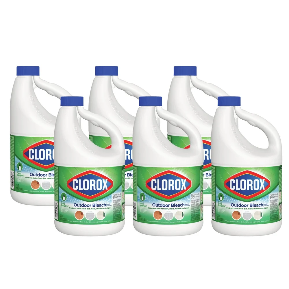 Clorox CloroxPro 81 oz. Bottle Results Concentrated Outdoor Bleach (6/Carton)