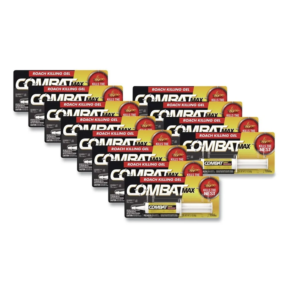 Combat 2.1 oz. Syringe Source Kill Max Roach Killing Gel (12/Carton)