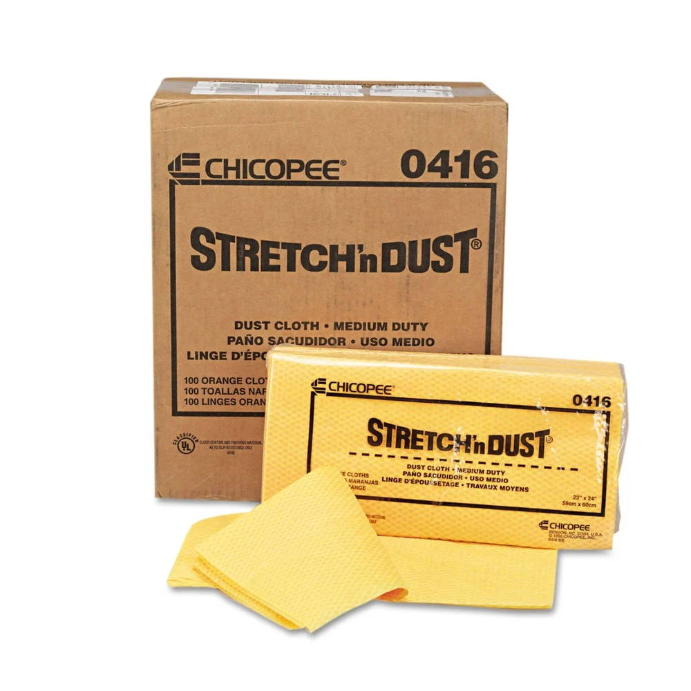Chix 23-1/4 in. x 24 in. Stretch n' Dust Cloths - Orange/Yellow (20/Bag 5 Bags/Carton)