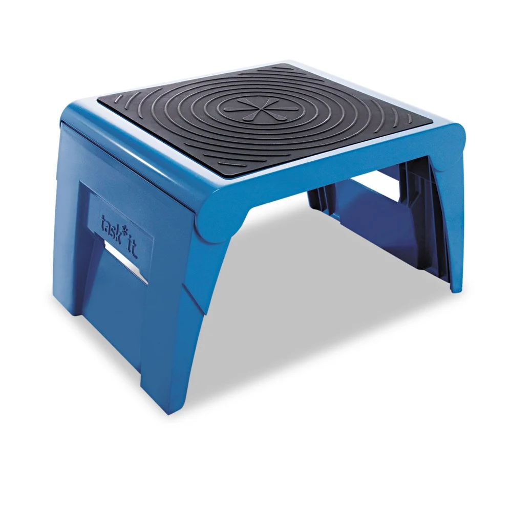 Cramer 250 lbs. Capacity 14 in. x 11-1/4 in. x 9-3/4 in. Folding Step Stool - Blue