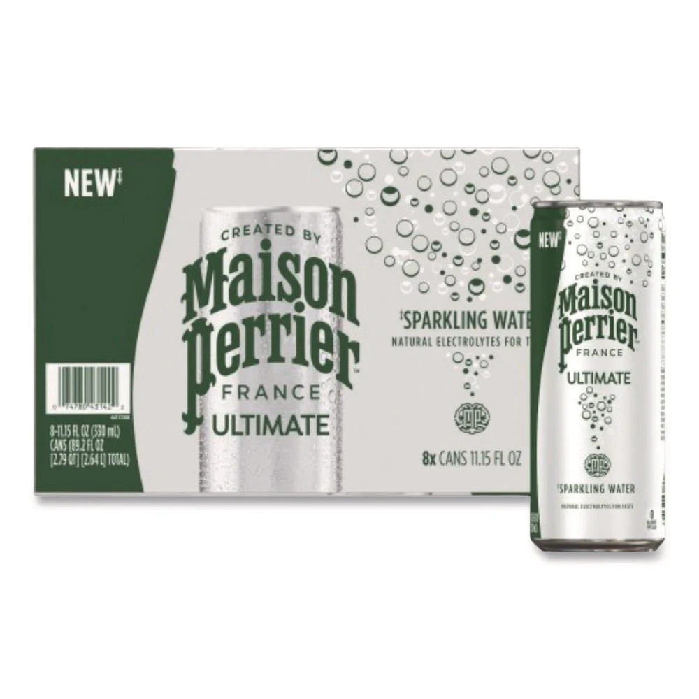 Nestle 11.15 oz Maison Perrier Sparkling Water - Plain (8/Box)