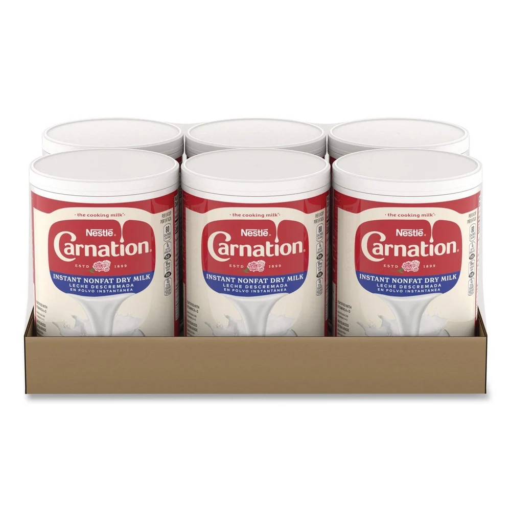 Carnation 8.5 lb. Instant Nonfat Dry Milk - Unsweetened (6/Carton)