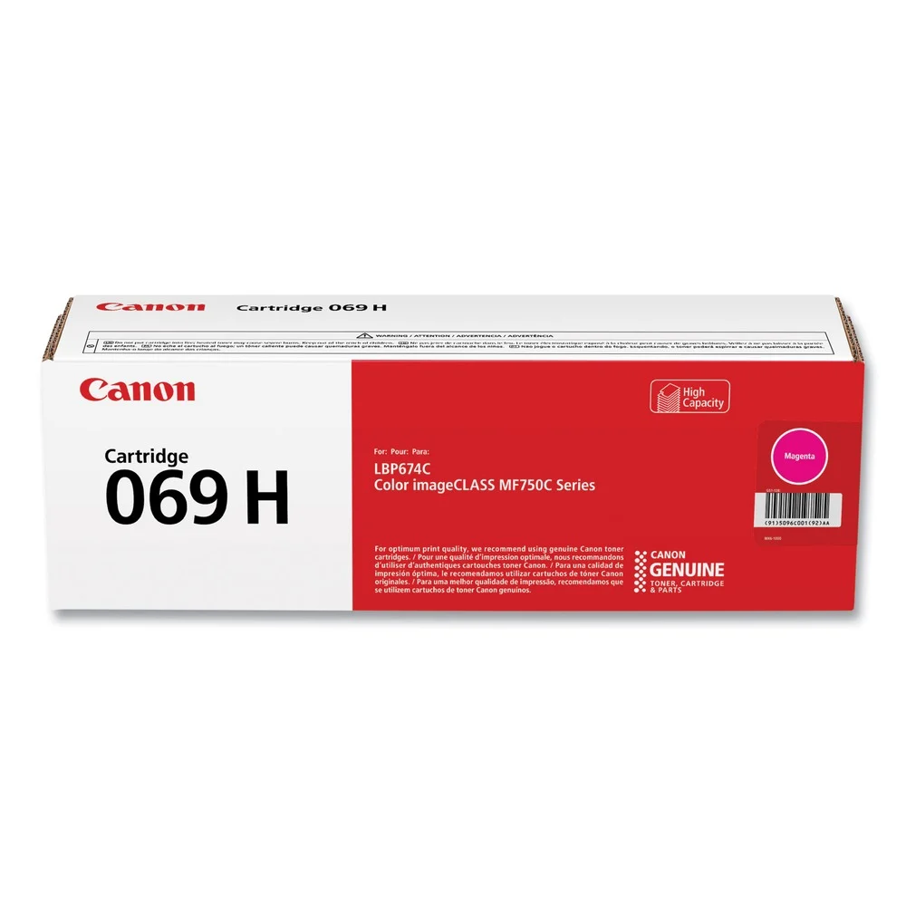 Canon (069H) 5,500 Page-Yield High-Yield Toner - Magenta