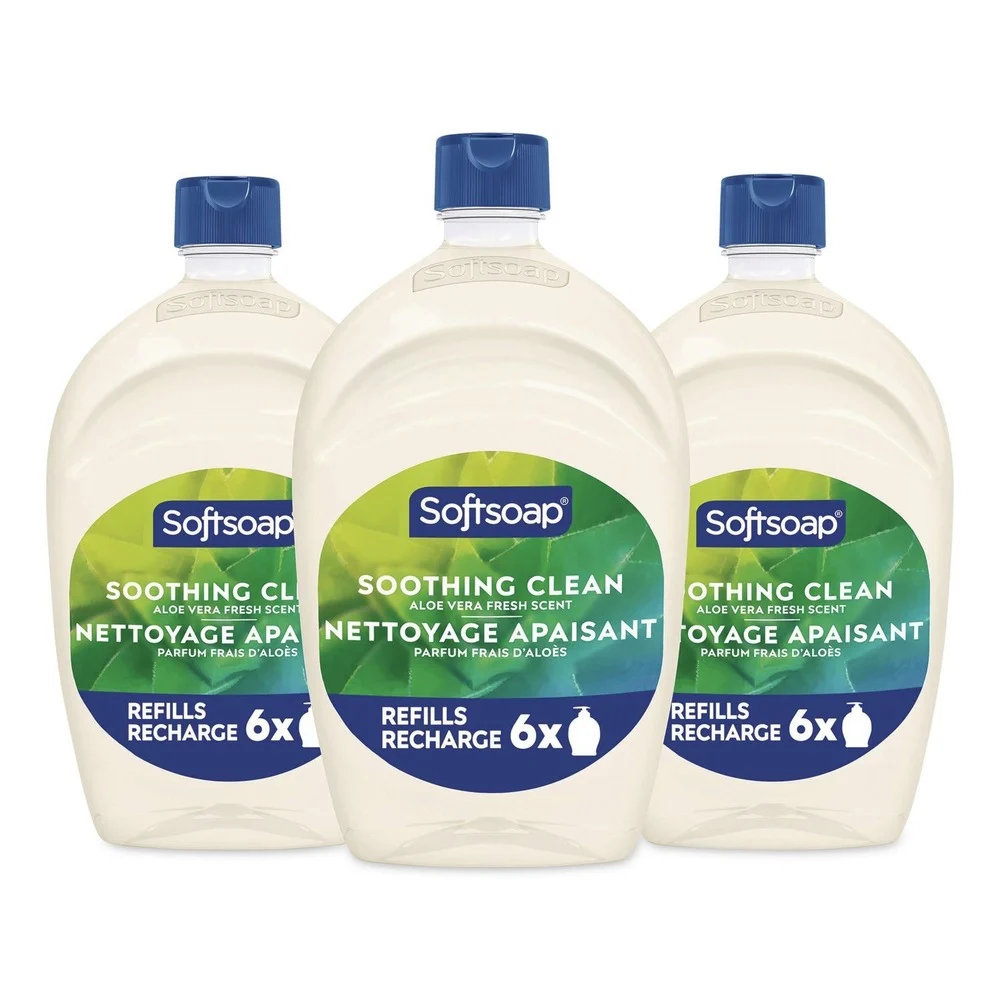 Softsoap 50 oz Moisturizing Hand Soap Refill with Aloe - Fresh Scent (3/Carton)