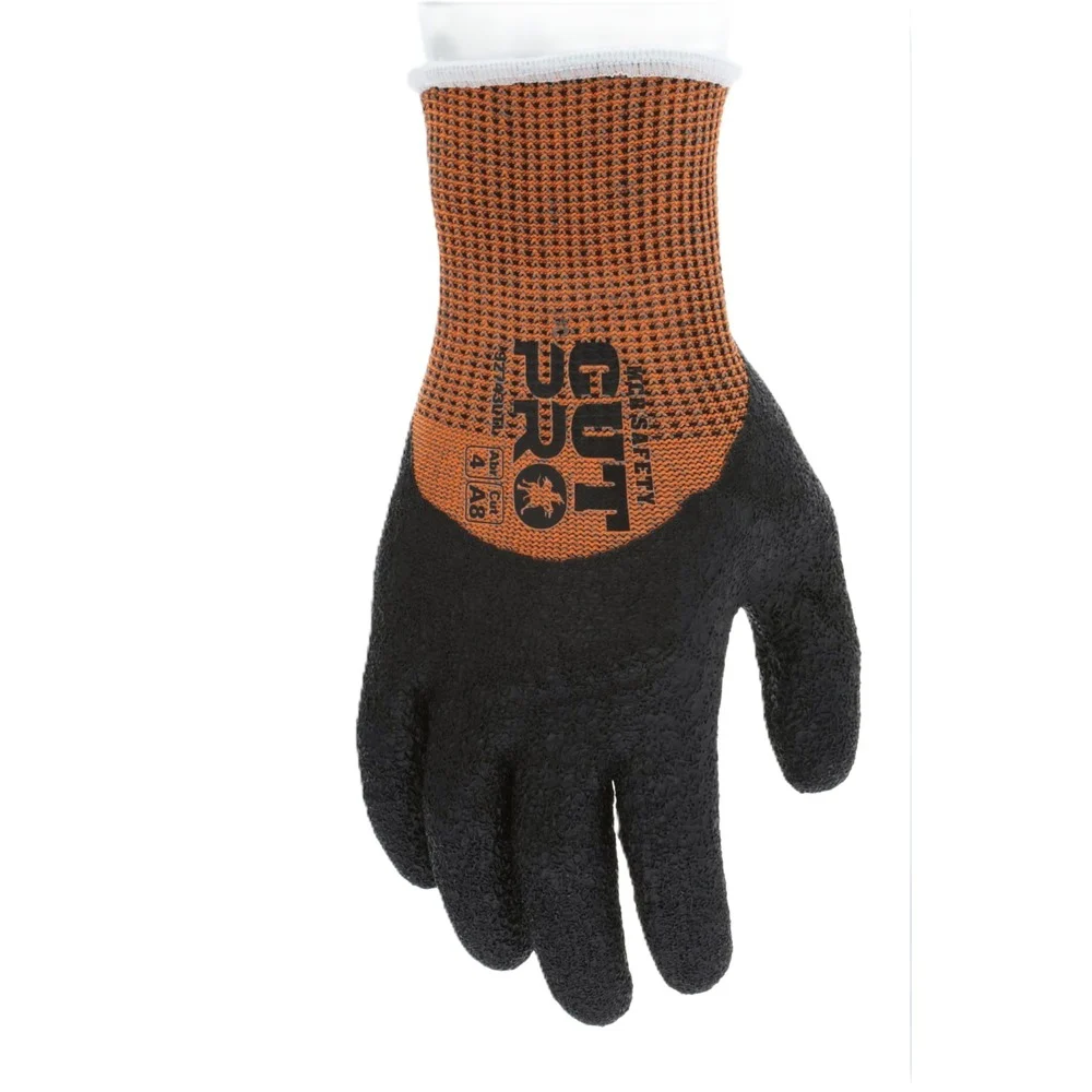 MCR Safety Cut Pro 92743LT Gloves - Large Black/Oragne (1-Dozen)