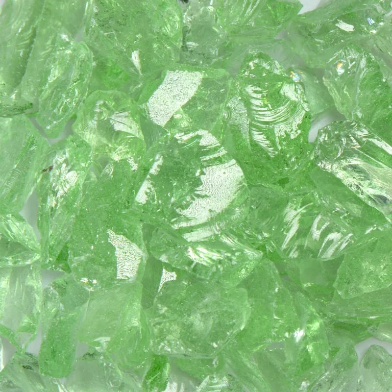 Crystal Green Landscape Glass