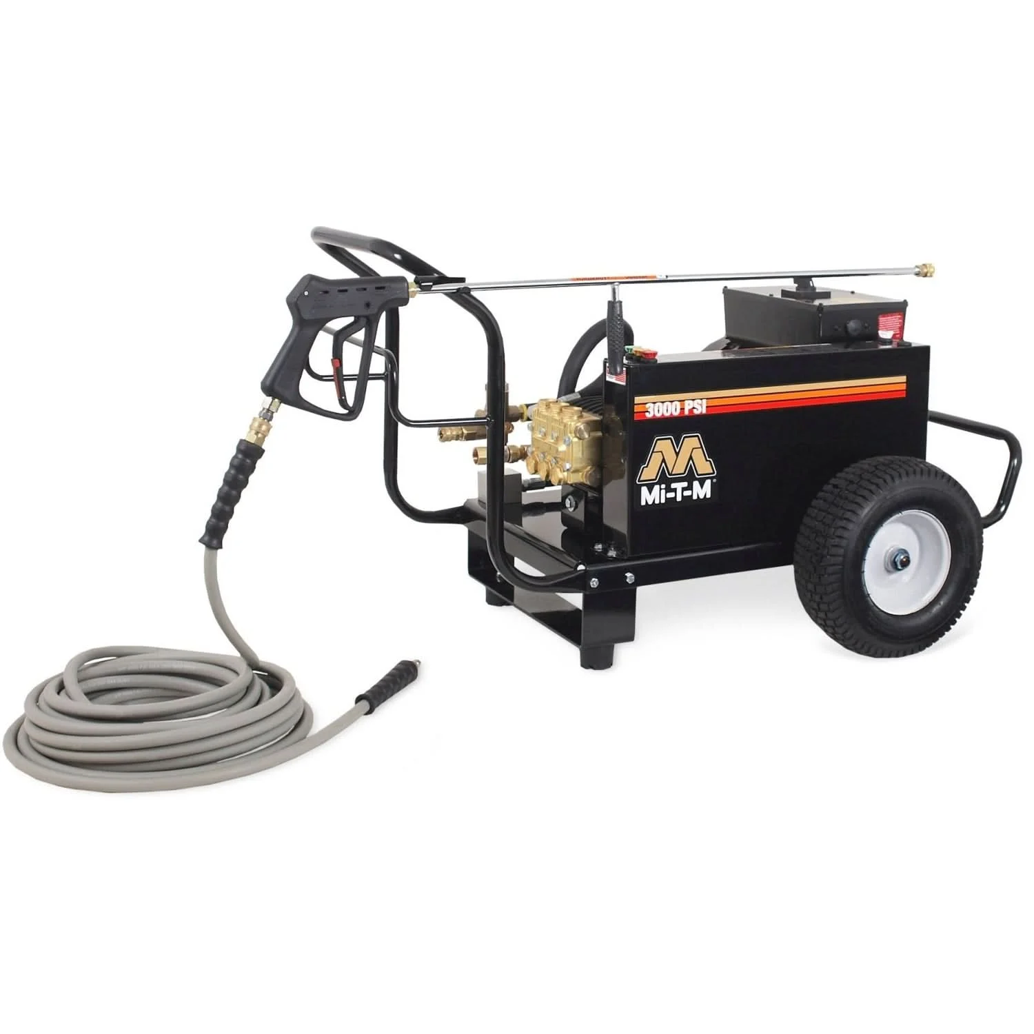 Mi-T-M CW-3004-4ME1 CW Premium Series 3000 PSI Electric Belt Drive Cold Water Pressure Washer