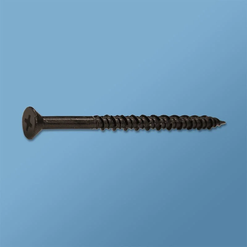 CON CONCRETE SCREWS - PHILLIPS FLAT ( BRONZE & WHITE COATING)