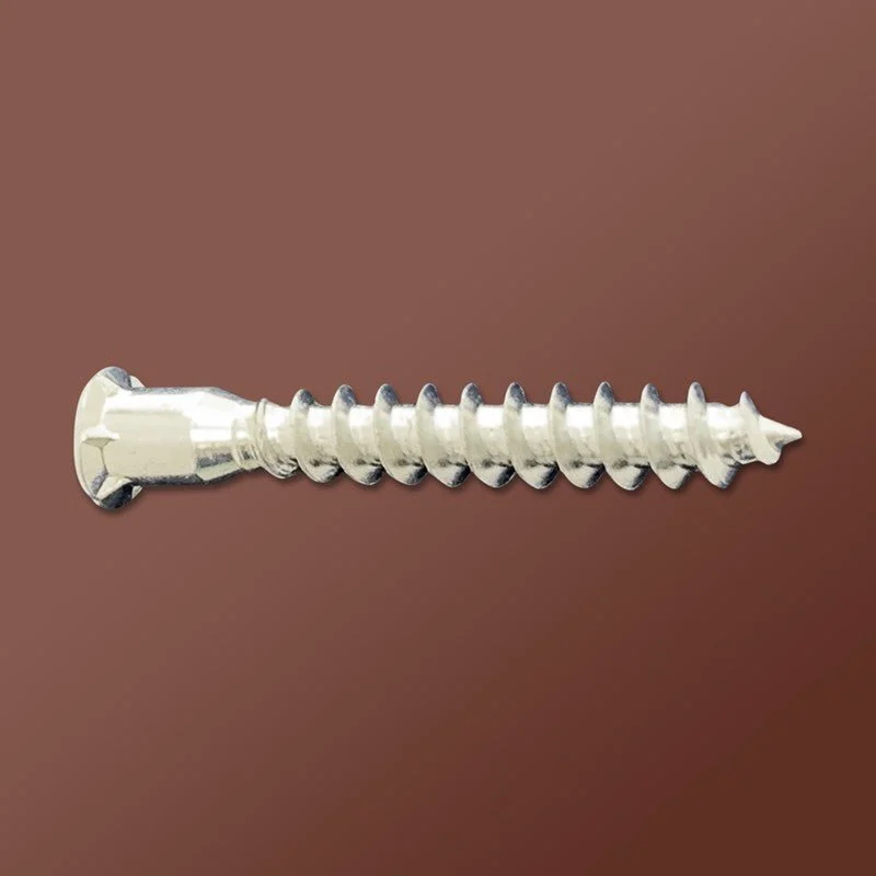 LOK WOOD SCREWS - POZI FLAT WITH NIBS COARSE SHARP POINT CONFIRMAT (ZINC)