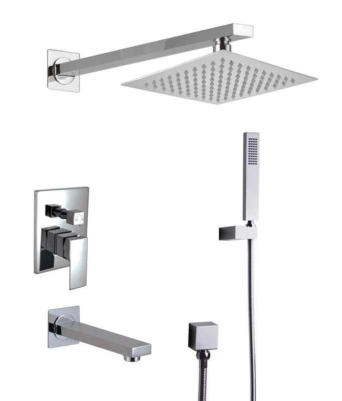 Dakota Sinks DSF-34BTS01 Kennedy Pressure Balance Tub and Shower Set with Rough-In and Handle