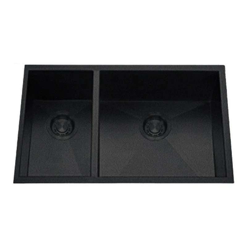 Dakota Sinks DSZ-3070 Signature Z-Series 32 Inch Zero Radius 30/70 Double Bowl Undermount Stainless Steel Kitchen Sink with Bottom Grid