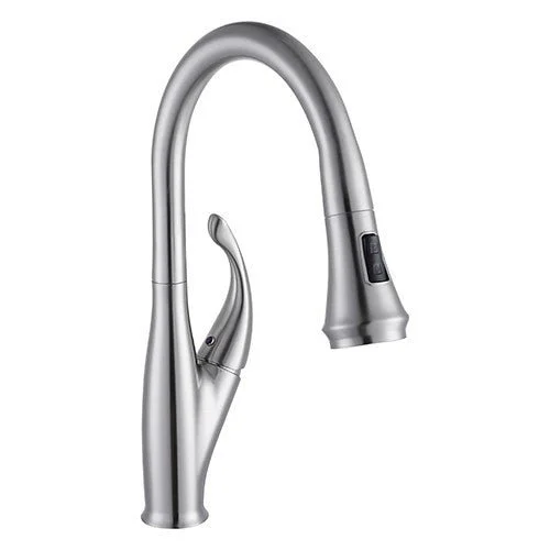 Dakota Sinks Signature 16 1/2 Inch Single Hole Pull-Down Kitchen Faucet