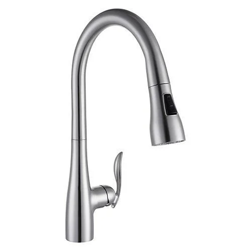 Dakota Sinks Signature 16 1/2 Inch Single Hole Pull-Down Pre-Rinse Kitchen Faucet