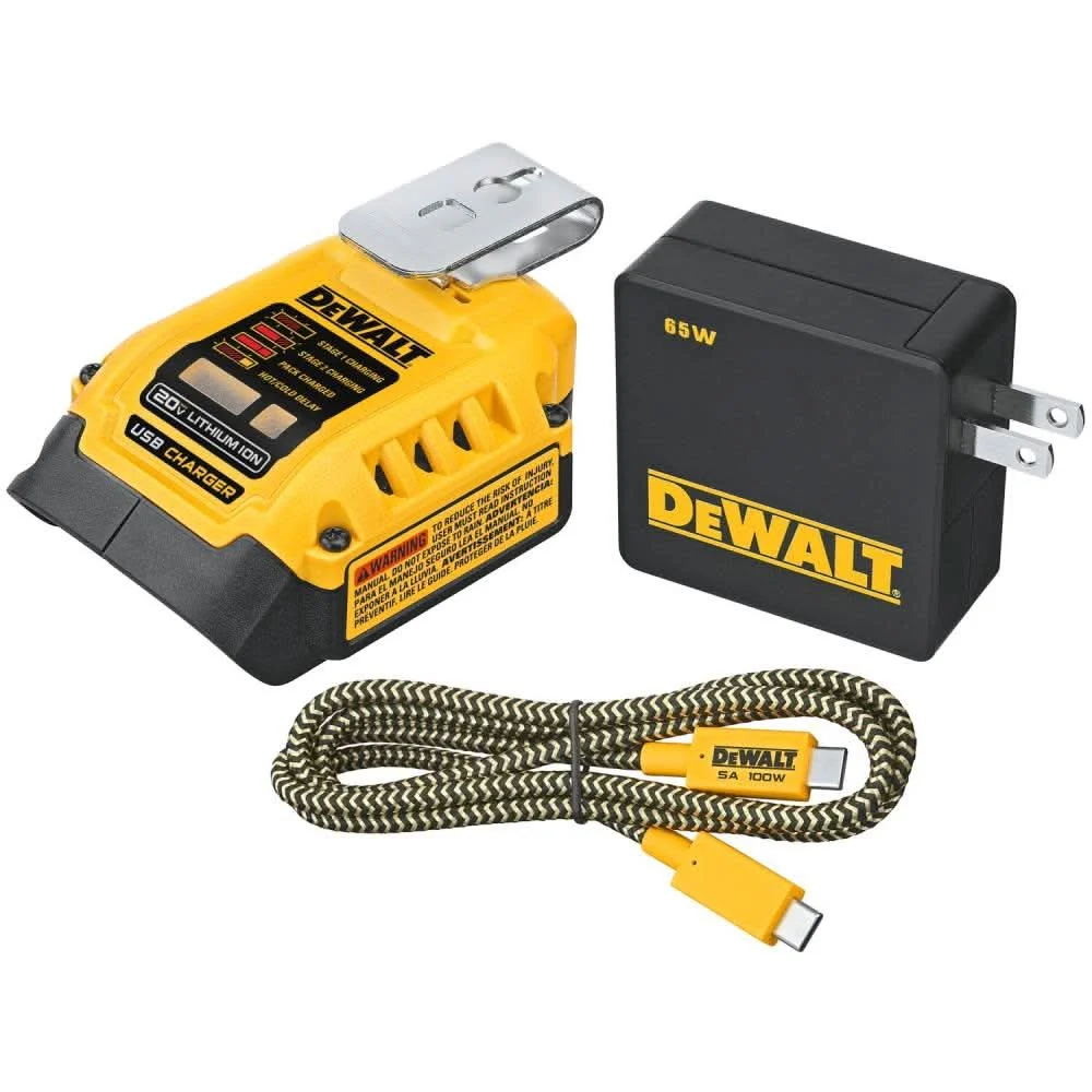 DeWALT 20V MAX USB Charging Kit