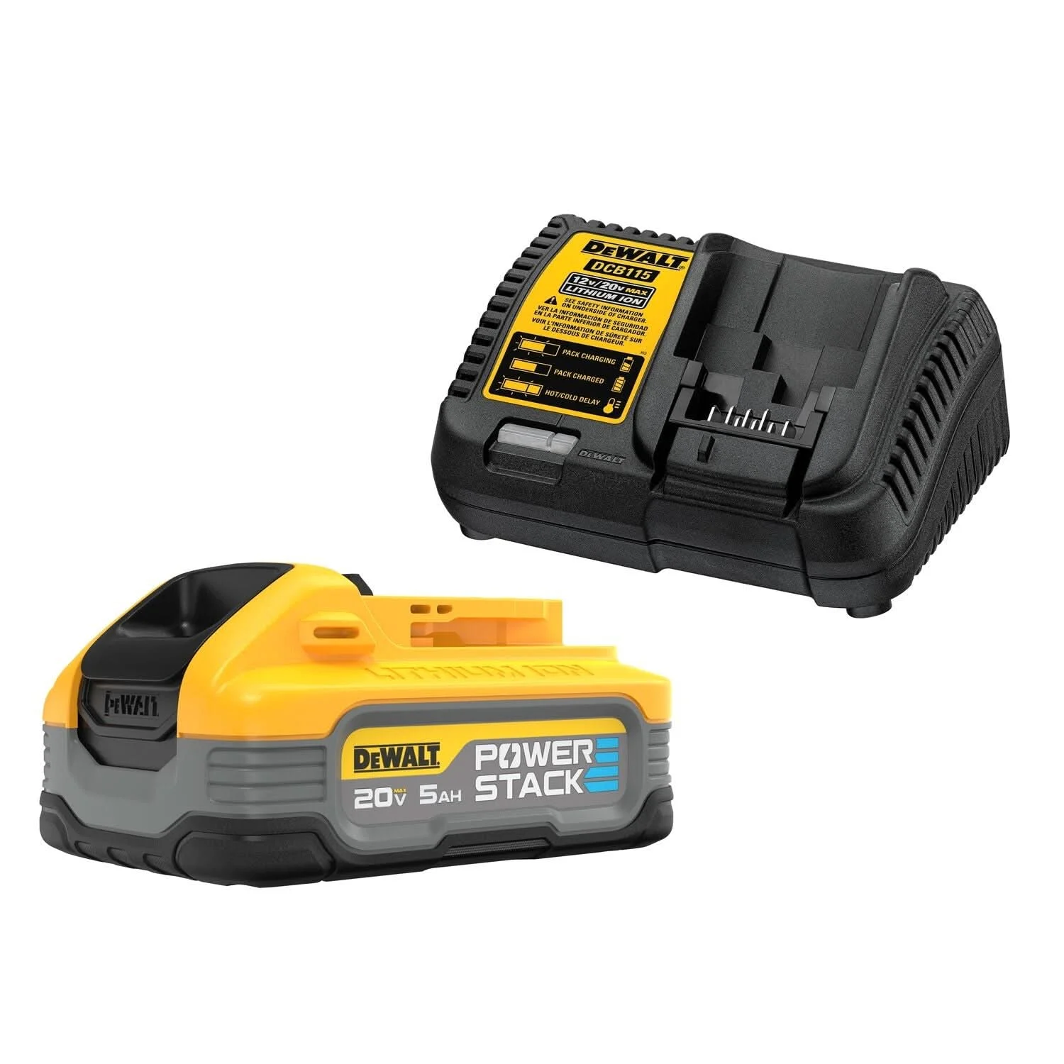 DeWalt 20V MAX POWERSTACK 5.0Ah Starter Kit