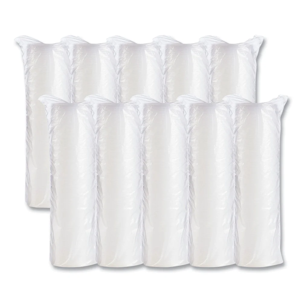 Dart 10SL Plastic Cold Cup Lids Fits 10 oz. Cups - Translucent (1000/Carton)