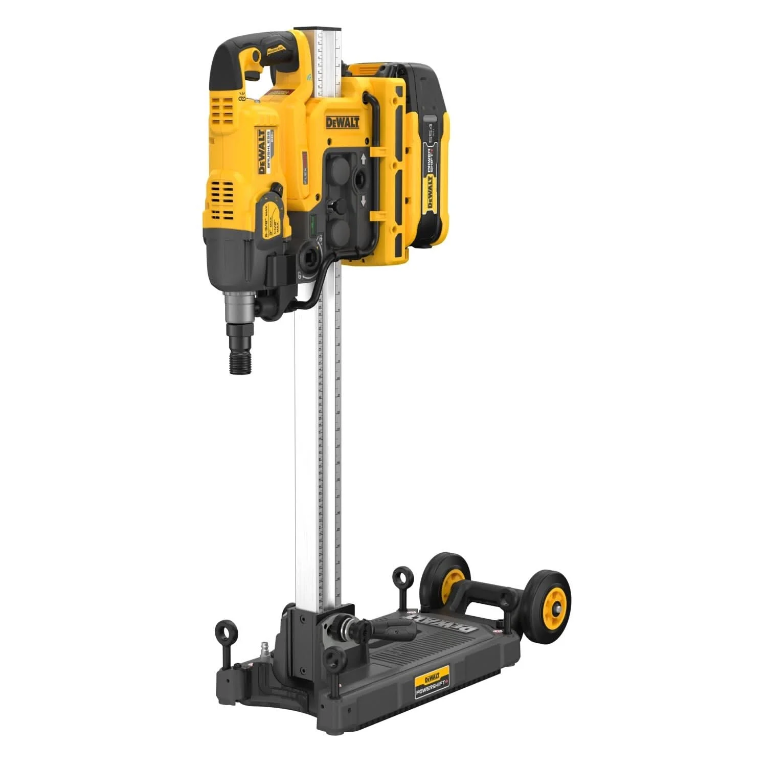 DeWALT DCPS150AG2 POWERSHIFT 60V MAX Brushless 6-3/8 in. 3-Speed Core Drill Kit w/ Stand