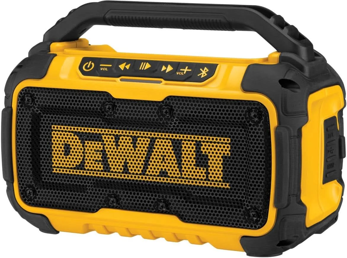 DeWalt Corded/12V/20V Max Jobsite Bluetooth Speaker