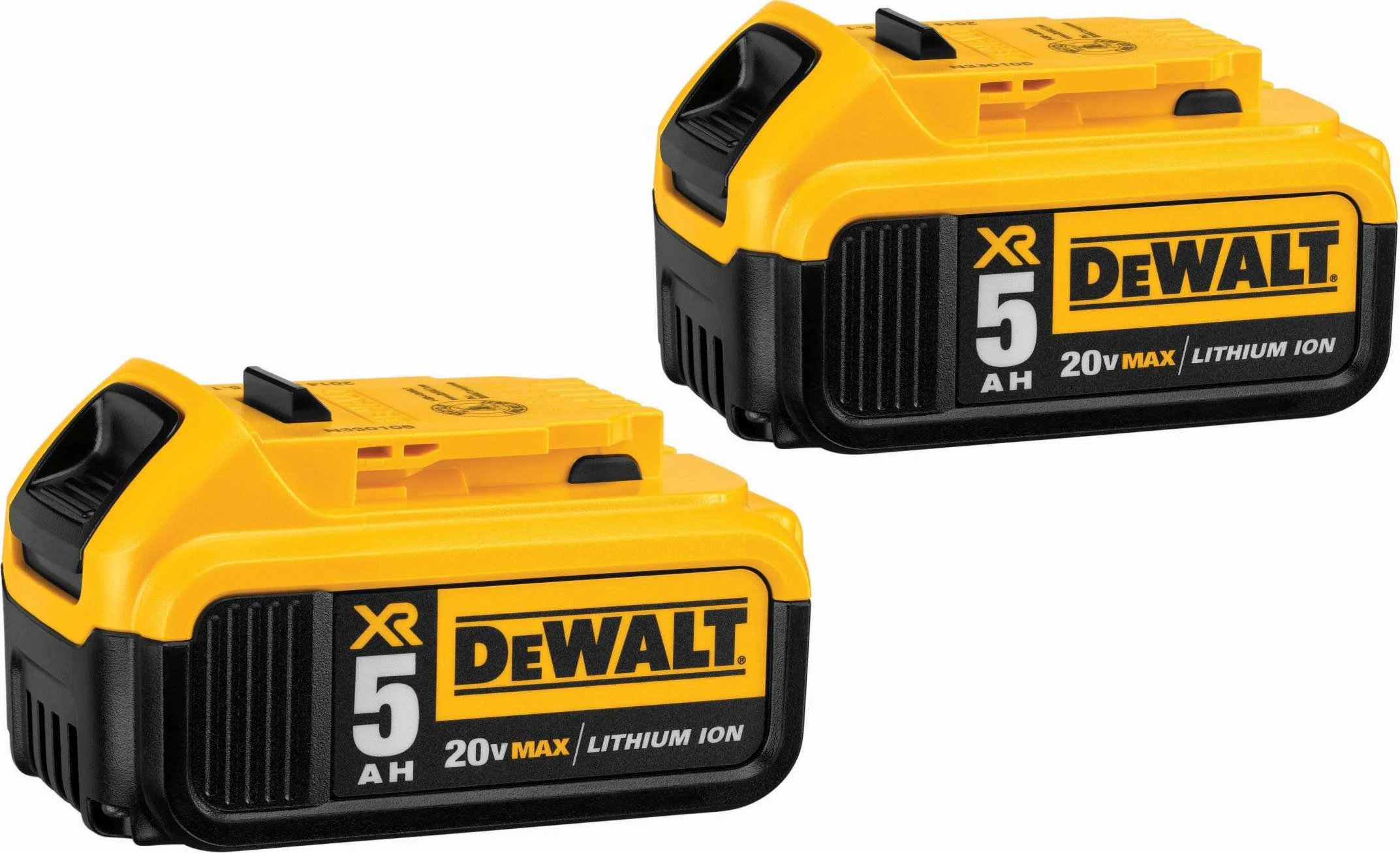 DeWalt 20V MAX 5.0Ah Battery, 2-Pack