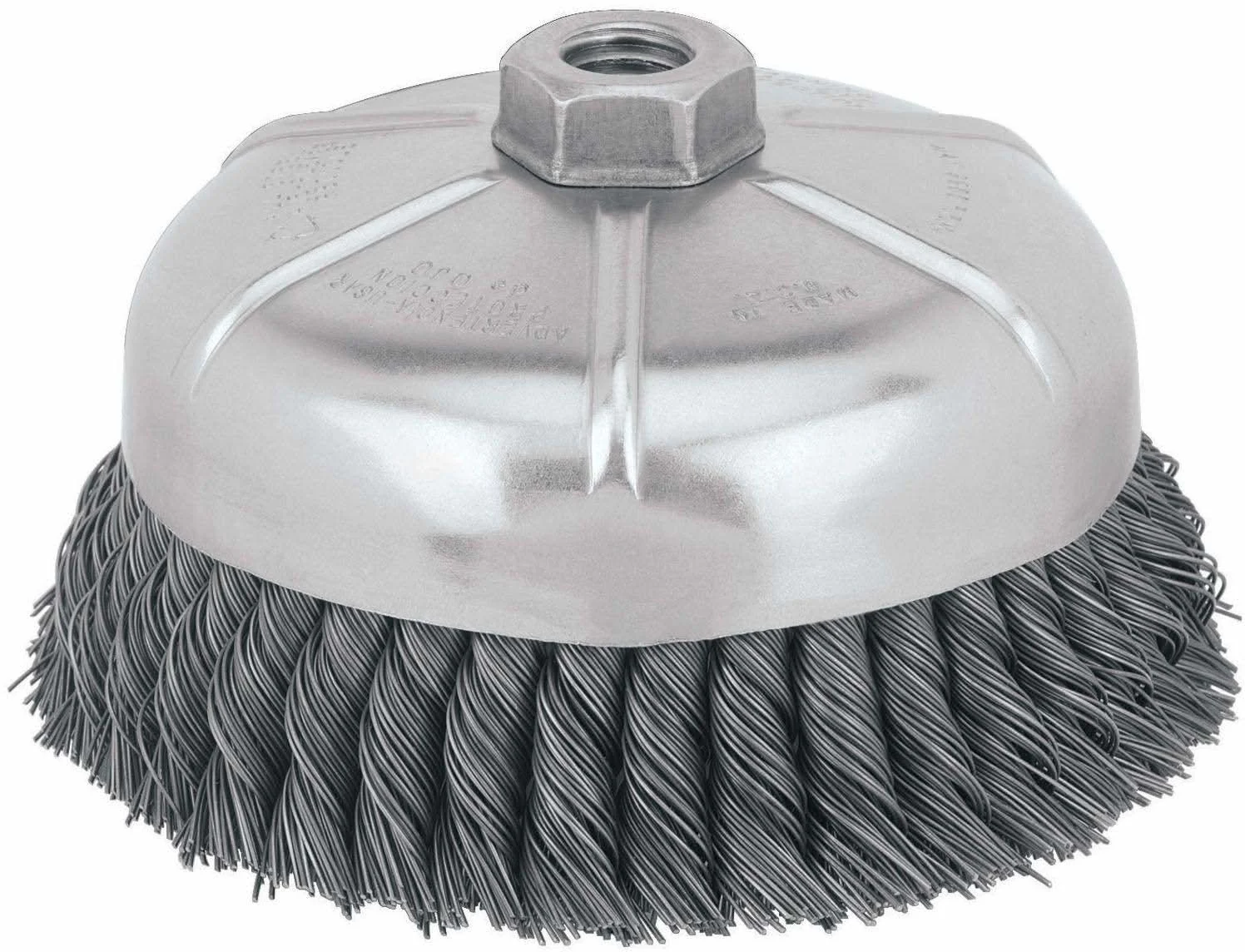 DeWalt DW4917 6" x 5/8"-11 HP .020 Carbon Knot Wire Cup Brush