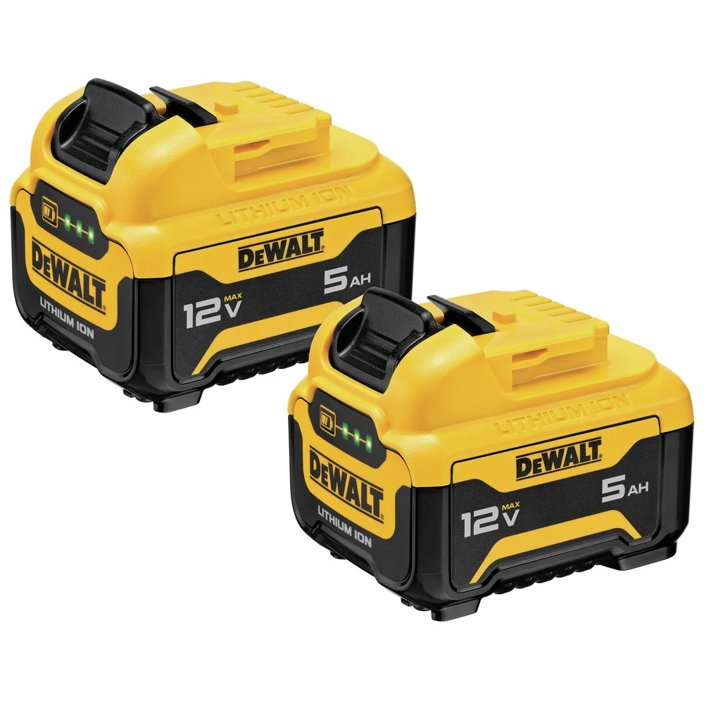 Dewalt (2) 12V MAX 5 Ah Lithium-Ion Batteries